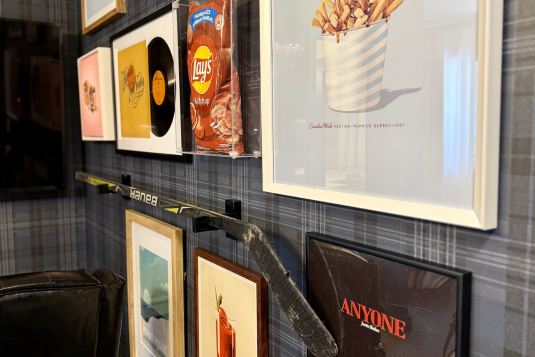 Room 2 has uniquely Canadiana artwork