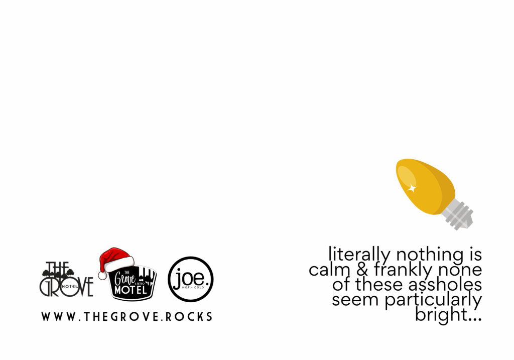 Style 3: Literally nothing is calm & frankly none of these assholes seem particularly bright