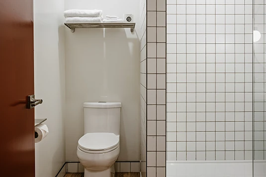 Room 2: The Great White North, bathroom