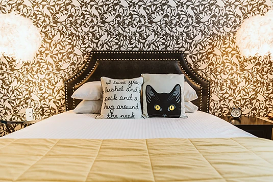 Room 3: Bye Bye Birdie, queen bed