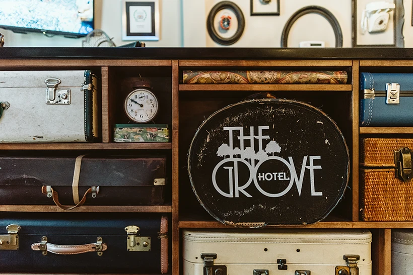 The Grove Hotel, front desk