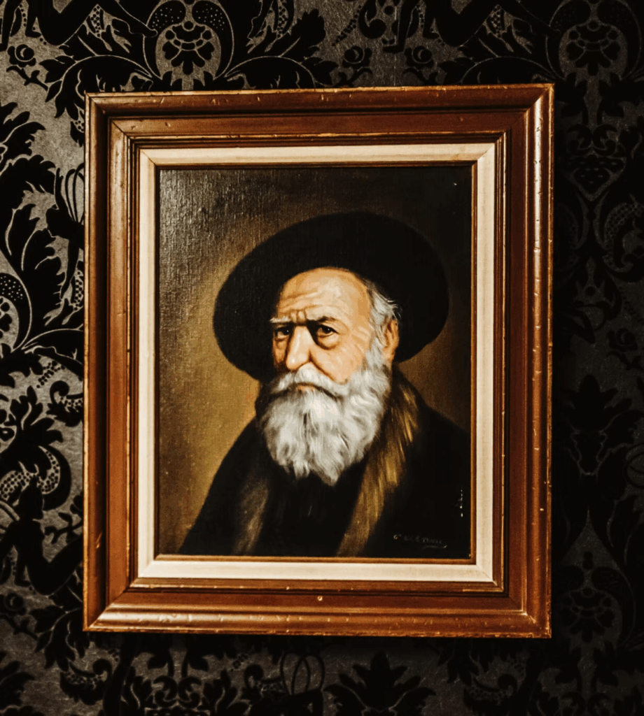 Painting of George The Ghost who is said to haunted some of Kingsville's most historic buildings.