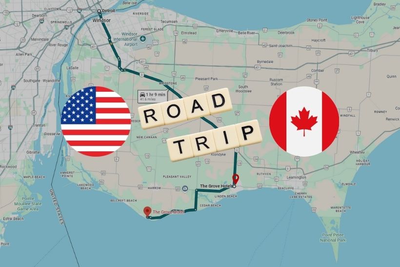 Take a road trip from the USA to The Grove.